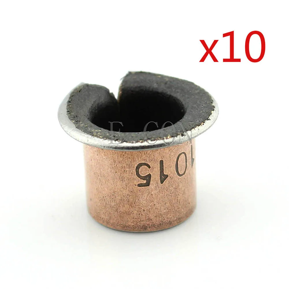 1/5/10 pcs SF-1F 1015 자기 윤활 플랜지 오프닝 베어링 부싱 슬리브 10*12*15mm