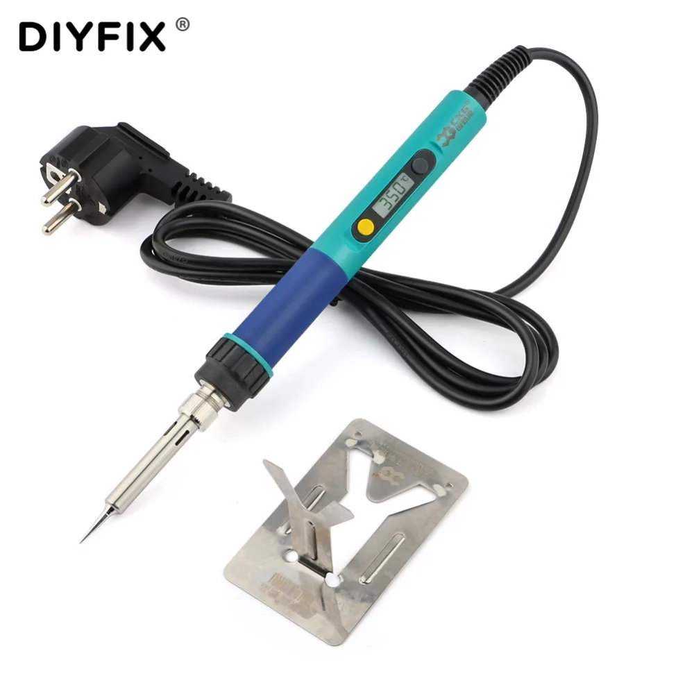 

60W Electric Soldering Iron Digital LCD Adjustable Temperature Rework Welding Gun Tool with Holder Welding Repair Tool Kits