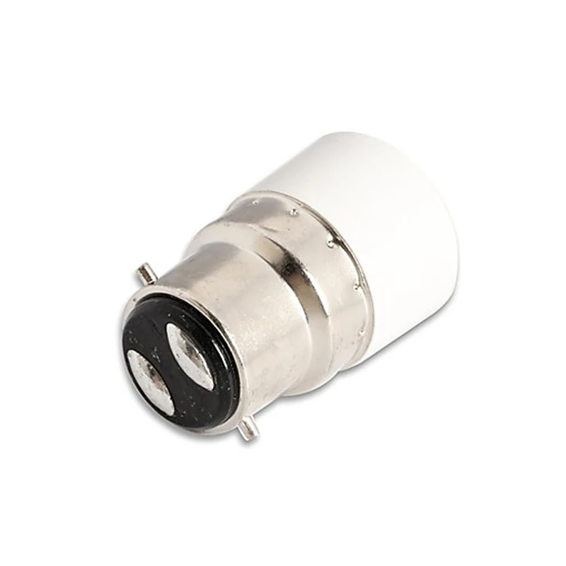 10pcs/lot B22-E14 Lamp Holder Converter Bayonet Socket B22 to E14 Lamps Holder Adapter Light Bulb Plug Extender