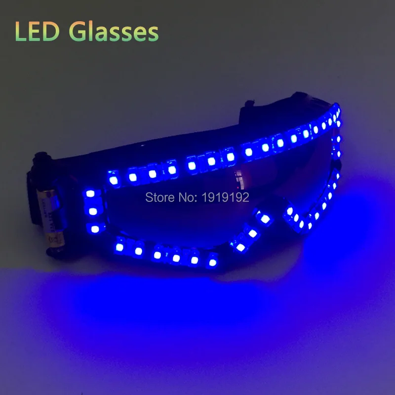 Fashion Glowing ski goggles glasses led Rave party led glasses for Easter Christmas Halloween Birthday Night Bar Dance Decor