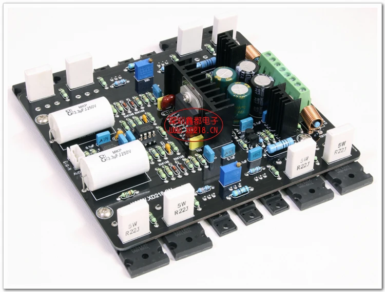لوحة مكبر صوت مدمجة ، LM4562 plus LM4702 plus 2SA1943 plus 2SC5200 200W 2.0 قناة