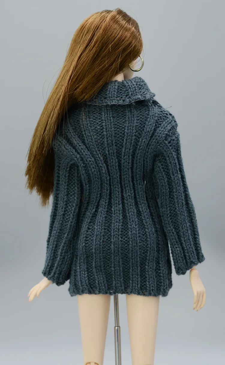 For Outfit Pullip Doll Accessories Princess Casual Suit Top Coat For 30 Cm Doll Clothes Sweater White Black Yellow 1/6