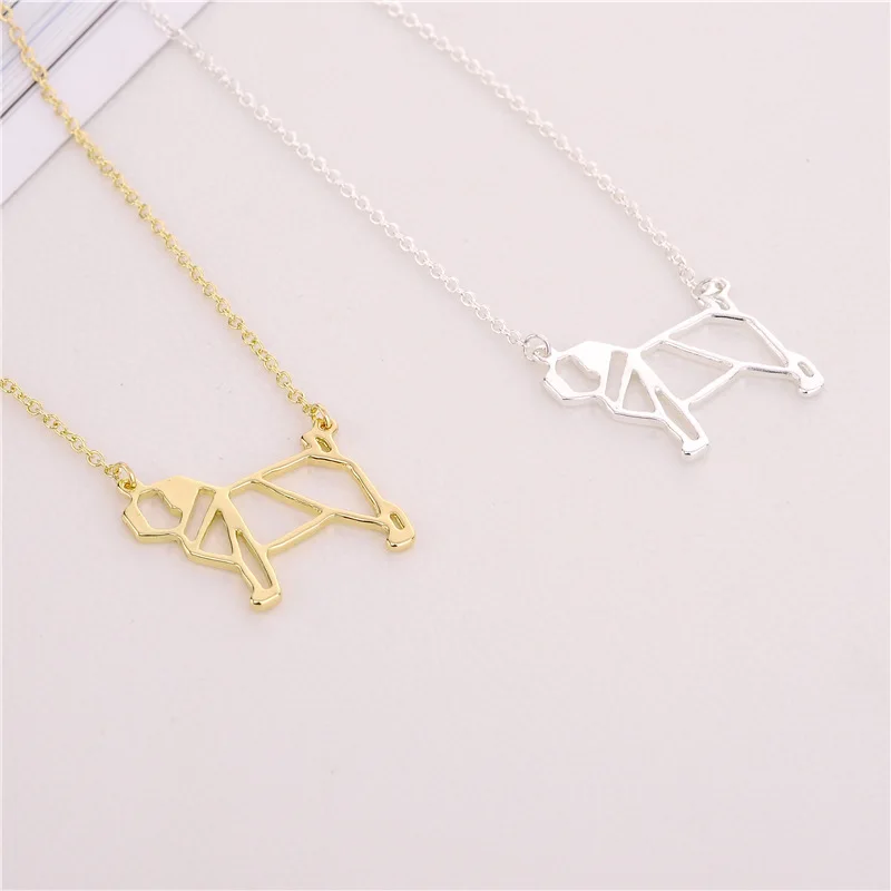 New Style Cute Pug Dog Necklaces Female Small Pendant Necklaces For Women