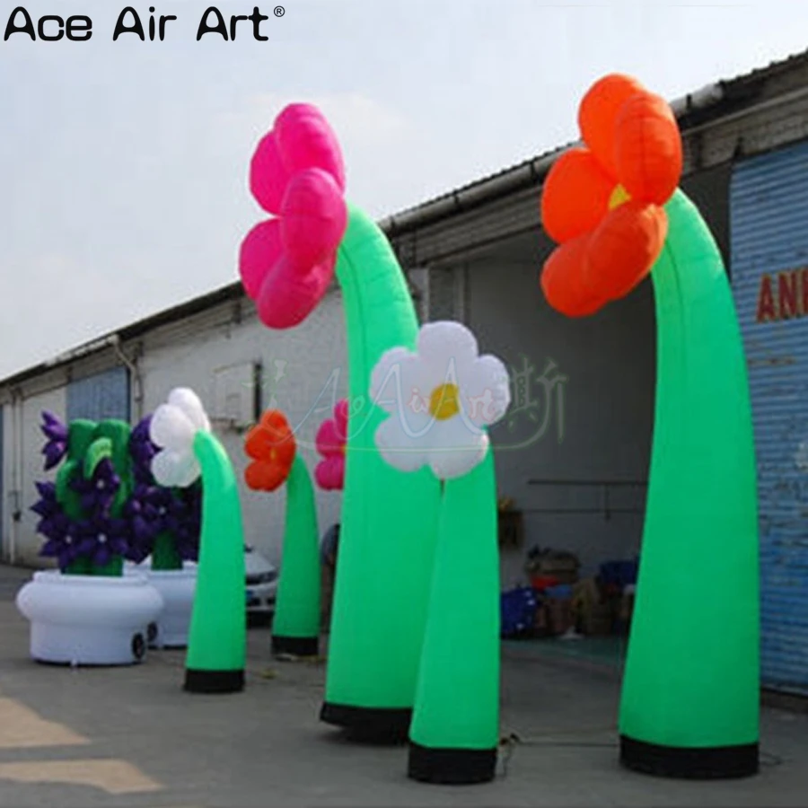 

Inflatable Flower Decoration Flashing inflatable flower for stage or Event