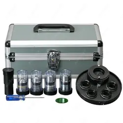 Contrast Kit for Microscopes--AmScope Supplies Brightfield & Phase Contrast Kit for Microscopes