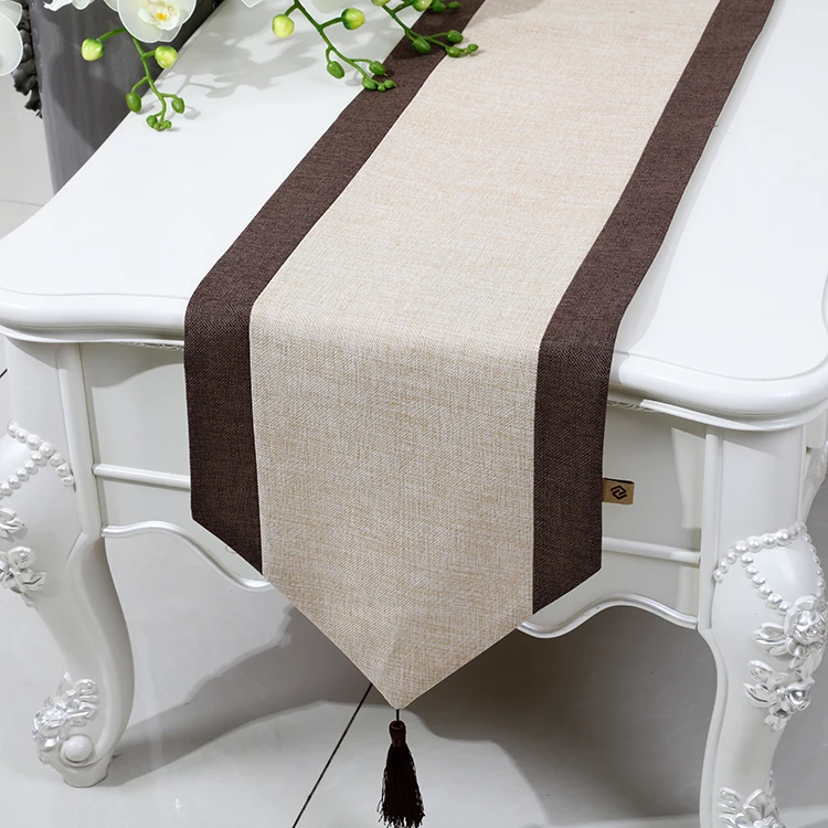 

Plain Patchwork Chinese Ethnic Table Runner Cotton Linen Xmas Table Cloth Decoration Wedding Rectangular Tablecloth Table Mat