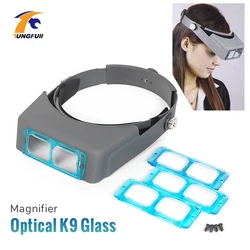 Headband Magnifier Repair Tool 1.5X2X2.5X3.5X Loupe Glass   Jeweler Headband Magnifier Eye Glasses Tool Repair Reading Magnifier