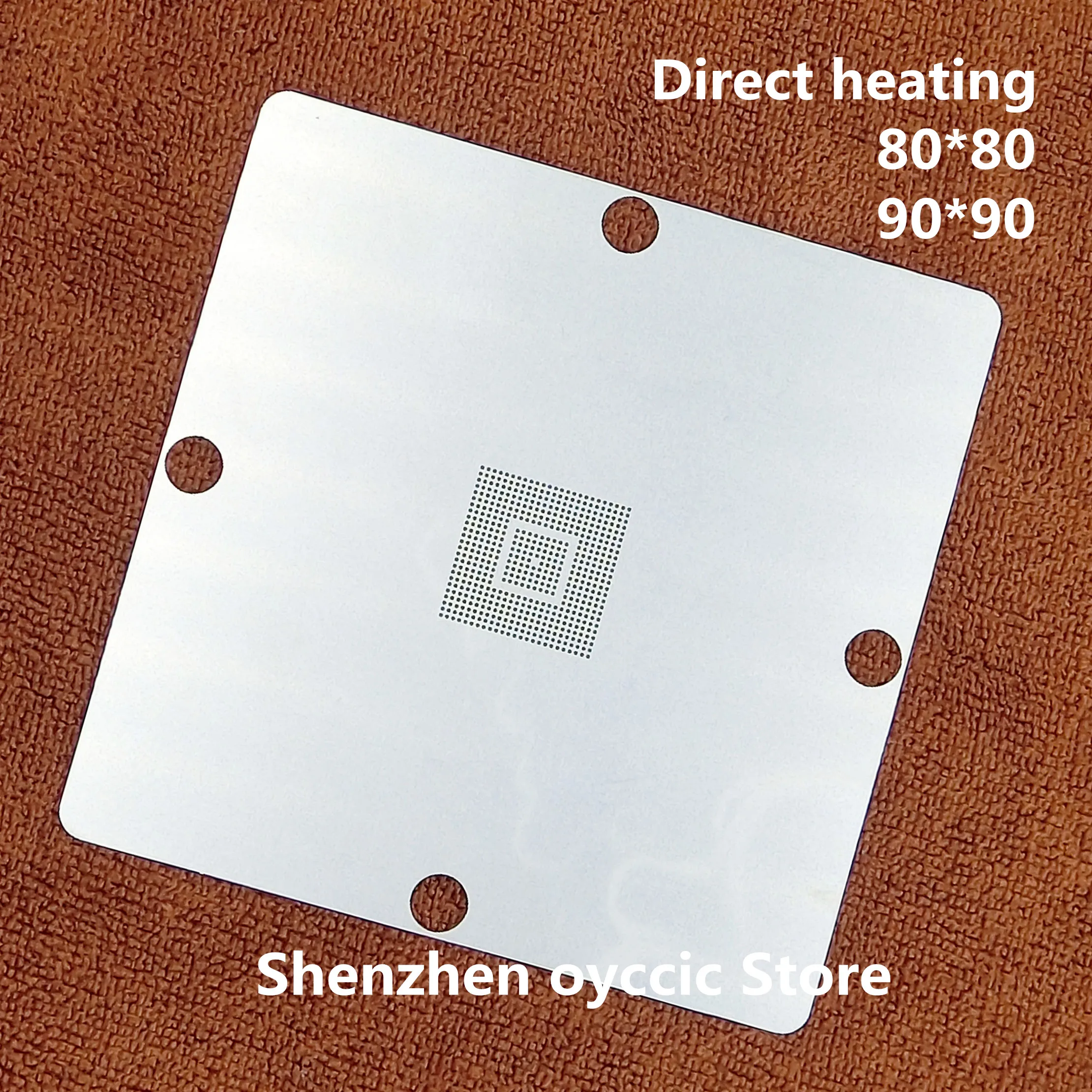 Plantilla de plantillas BGA de calentamiento directo, 80x80, 90x90, S5PV210AA0-LA40, S5PV210A80-LA40, S5PV210AH-AO