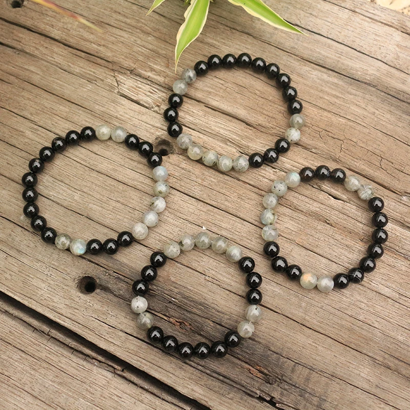 8mm Natural Stone Beads,Black Onyx,Labradorite,JapaMala Bracelet,Prayer Bracelet,Spiritual Jewelry,Meditation,Inspirational Bead