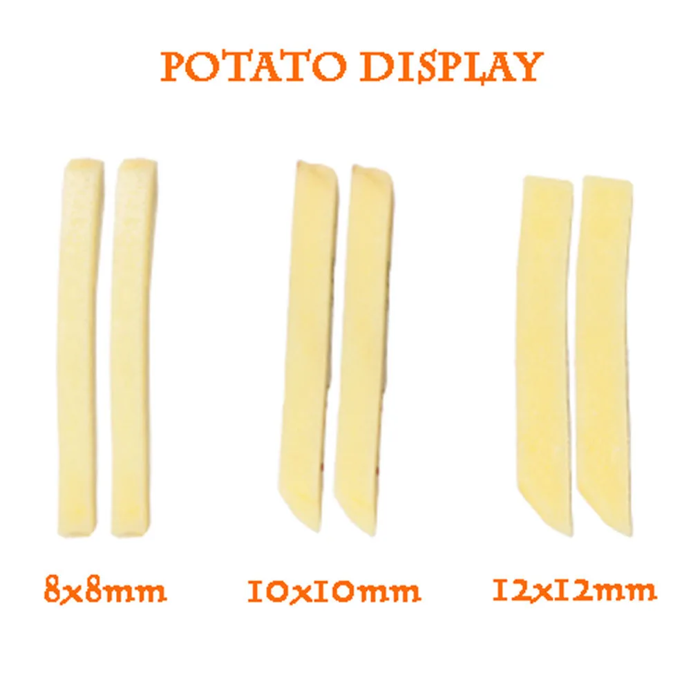 Alloy Steel French Fries Potato Strip Cutter Chips Cutting Machine Manual Potatoes Slicer Hand Push Vegetable Fruit Chopper