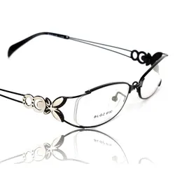 Butterfly Alloy Elegant Women Glasses Frame Female Vintage Optical Glasses Plain Eye Box Eyeglasses Frames Myopia Eyewear