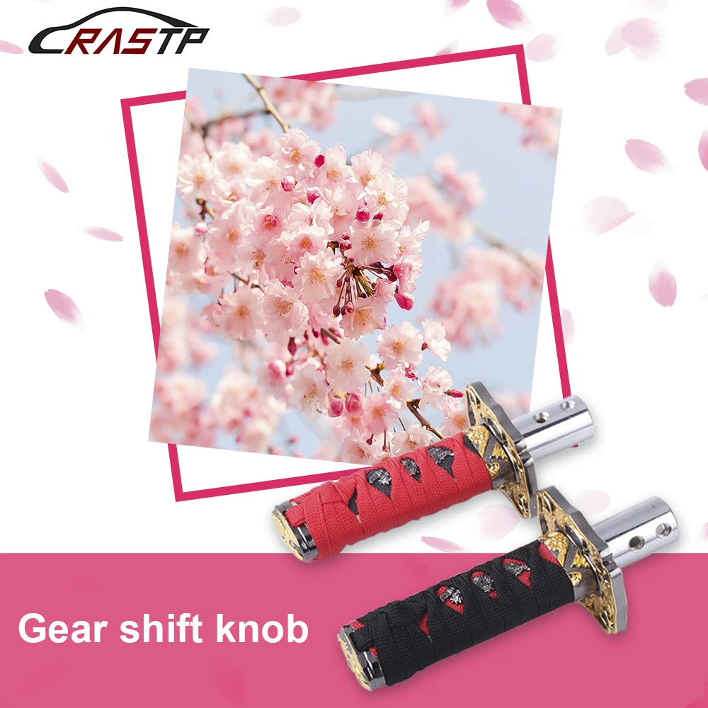 

RASTP-10CM Racing Car Shift Knob Katana Samurai Sword Gear Shift Knob Sword Handle Gear knob RS-SFN025-10CM