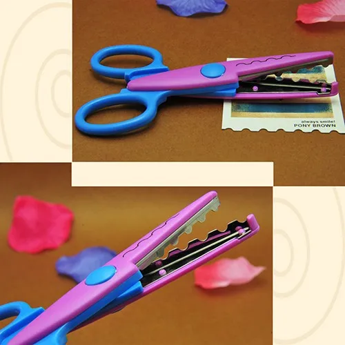 Set di forbici fai da te per bambini, 6 pezzi, forbici a zigzag, 8 Set di forbici fai da te per bambini, 6 pezzi, forbici a zigzag, 8