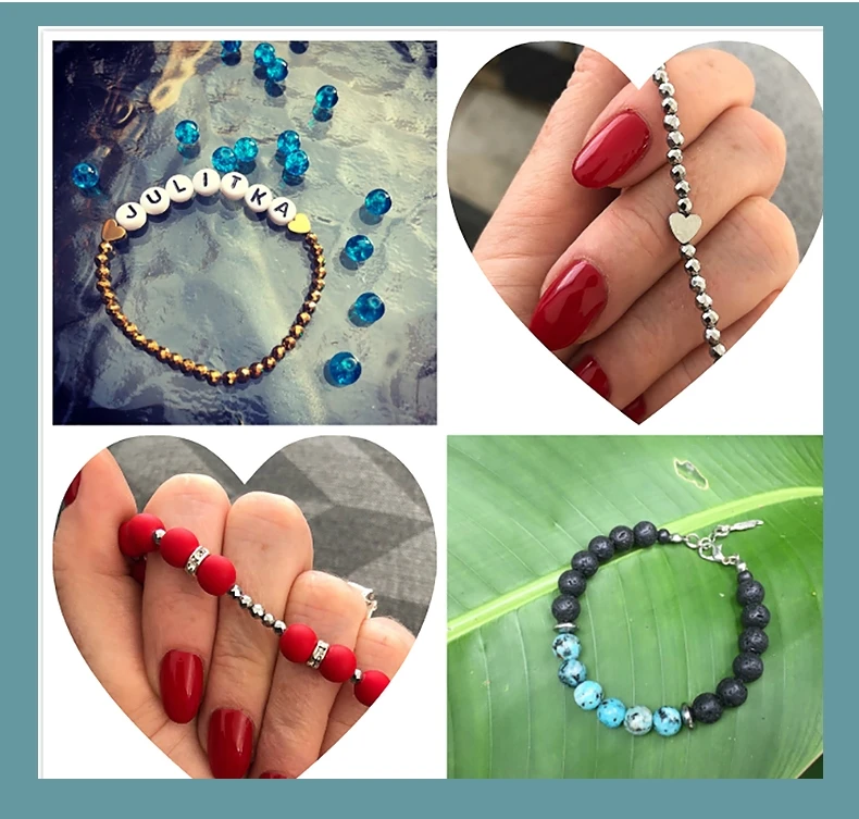 50 stücke Gold Silber Farbe Überzogene Quadratische Strass Rondelle Kristall Perlen Lose Spacer Perlen für Schmuck Machen DIY Charme Halskette – Detail 14