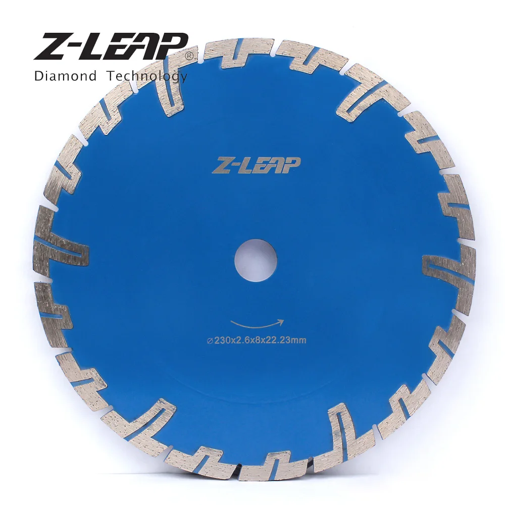 

Z-LEAP 9inch 230mm Diamond Saw Blade Protective Teeth For Cutting Granite Sandstone Concrete Circular Saw Diamond Cutting Disc