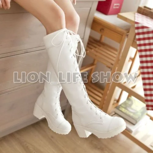 Kaichou Wa Maid-Sama Ayuzawa Misaki Love live Black White cosplay shoes Boots