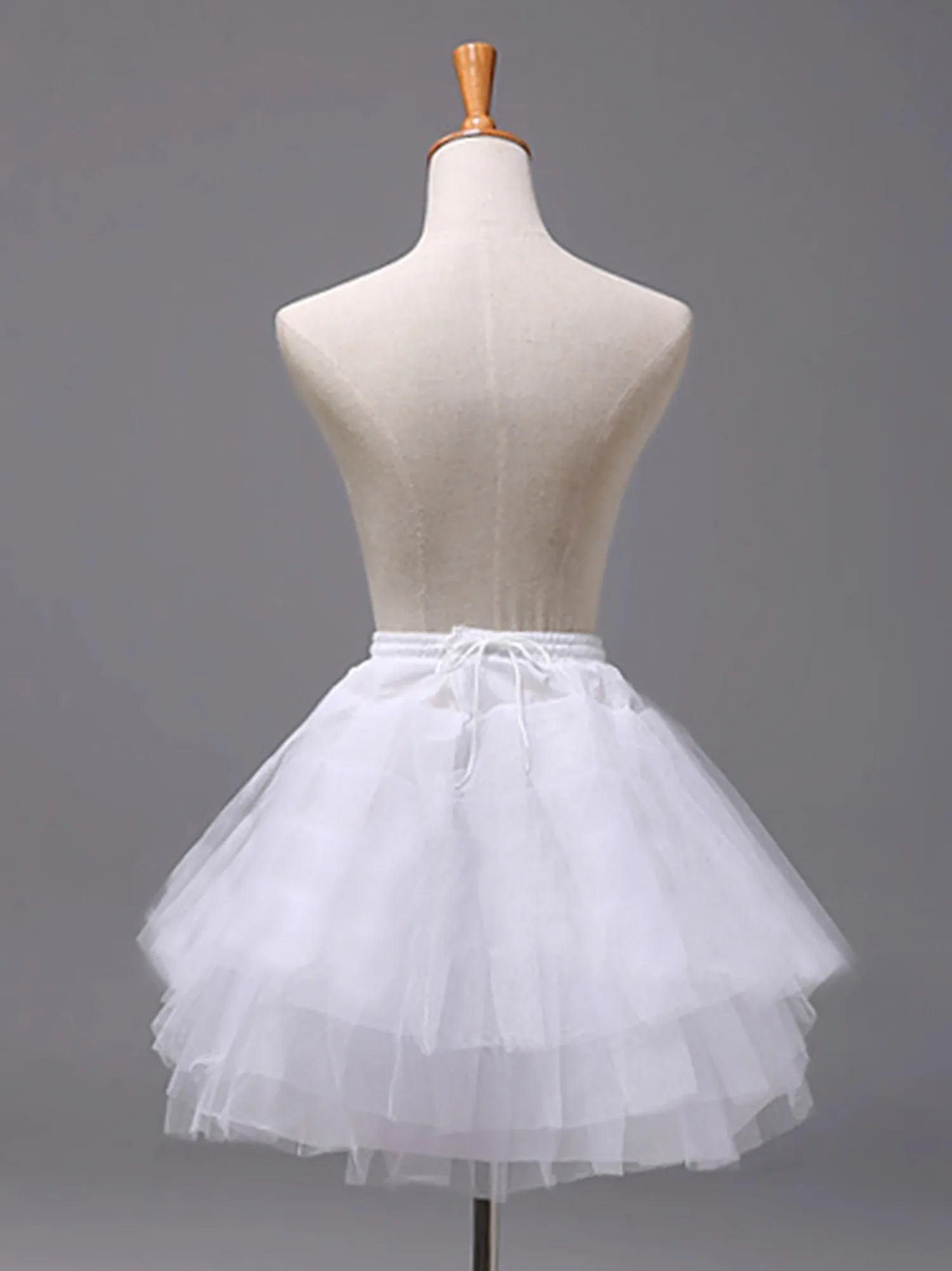 Robe à fleurs 3 couches pour petites filles, jupon en filet, sous-jupe Crinoline, robe de mariage