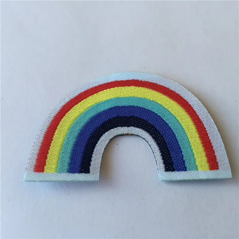 Custom High Density Fancy Cutting Woven Patch Woven badge