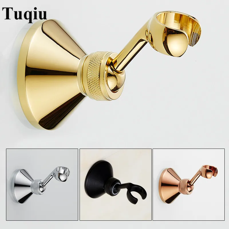 

Antique/Chrome/Gold/Rose Gold Brass Bathroom Hand Held Shower Head Holder Bracket Bathroom Hardware Accessory Wall Mounted Hook