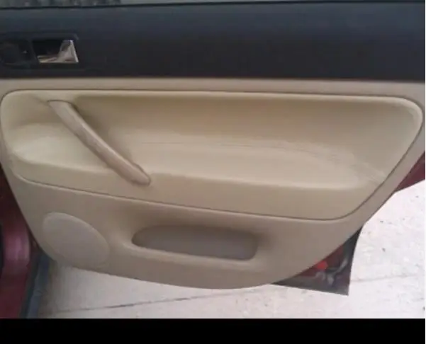 Microfiber Front / Rear Door Panel Armrest Leather Cover Protective Trim For Volkswagen Passat B5 Car Interior