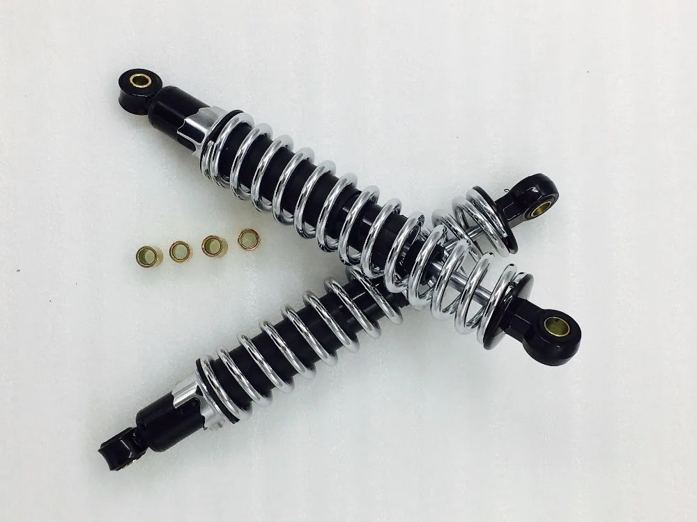 

12.5'' 325mm 7mm spring Motorcycle Shock Absorbers for CB400 VF750 FZX750 XJR400 XJR1200 XJR1300 suzuki VS800 black+silver