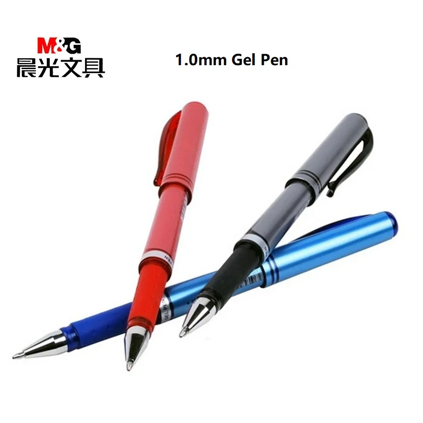 M&G AGP13604 1.0mm black / blue/Red Gel Pens 12pcs/box