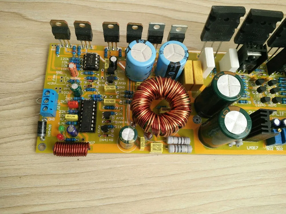 DC12V high power 200W mono Japanese original 5200 / 1943 TTC5200 TTA1943 Pure post stage amplifier board