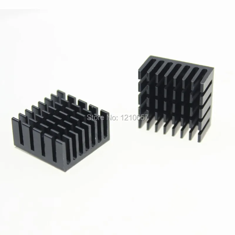 200 pieces lot 25x25x10mm Aluminum Heatsink for Chip GPU VGA RAM LED IC Radiator Cooling