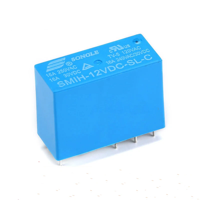 Free shipping 10pc Original SMIH-12VDC-SL-C 14FH 8pin DC Power Relay PCB Type blue color Compound type