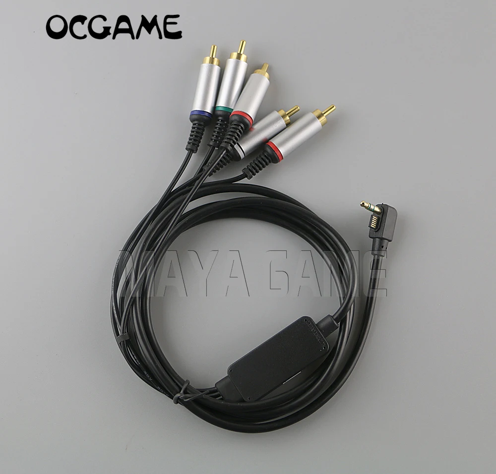 OCGAME 8 قطعة/الوحدة عالية الجودة اللون الحبل الفيديو والصوت كابل مكون AV كابل/لعبة كابل ل PSP 2000 3000 PSP2 PSP3 9141