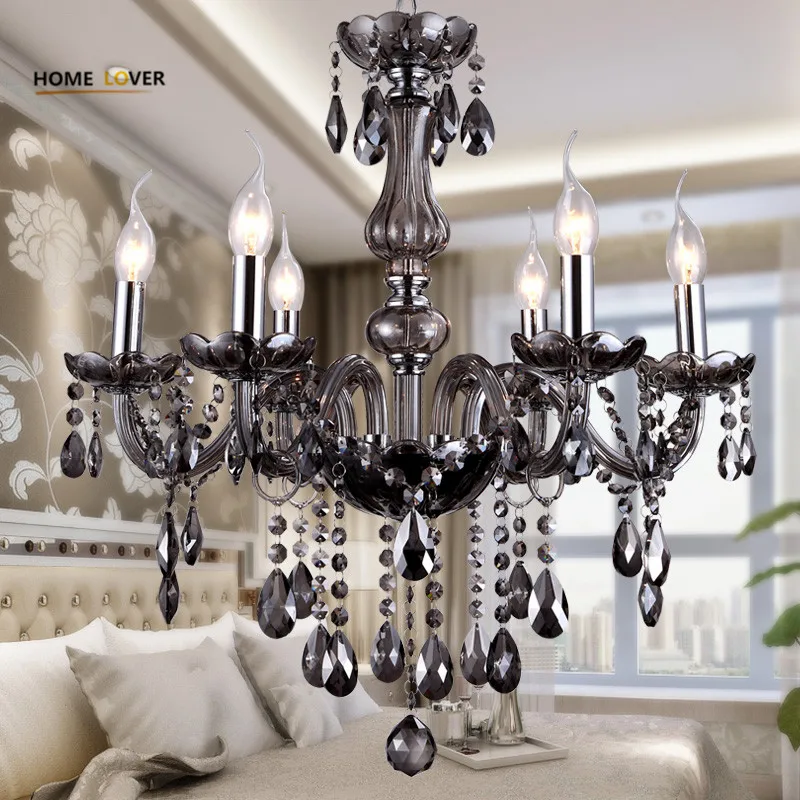 Luxury Crystal Chandelier Light Living Room Lamp lustres de cristal indoor Lights Crystal Pendants For Chandeliers Free shipping