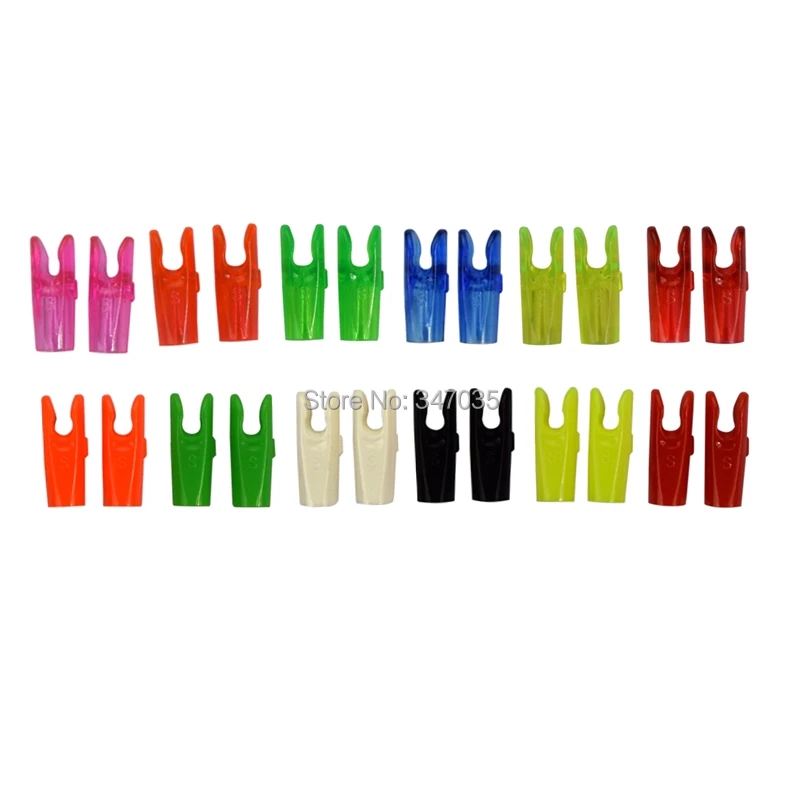 100 Pieces Plastic S Pin Nock Arrow Shaft Accessories Outdoor Hunting Shooting Archery Bow Parts