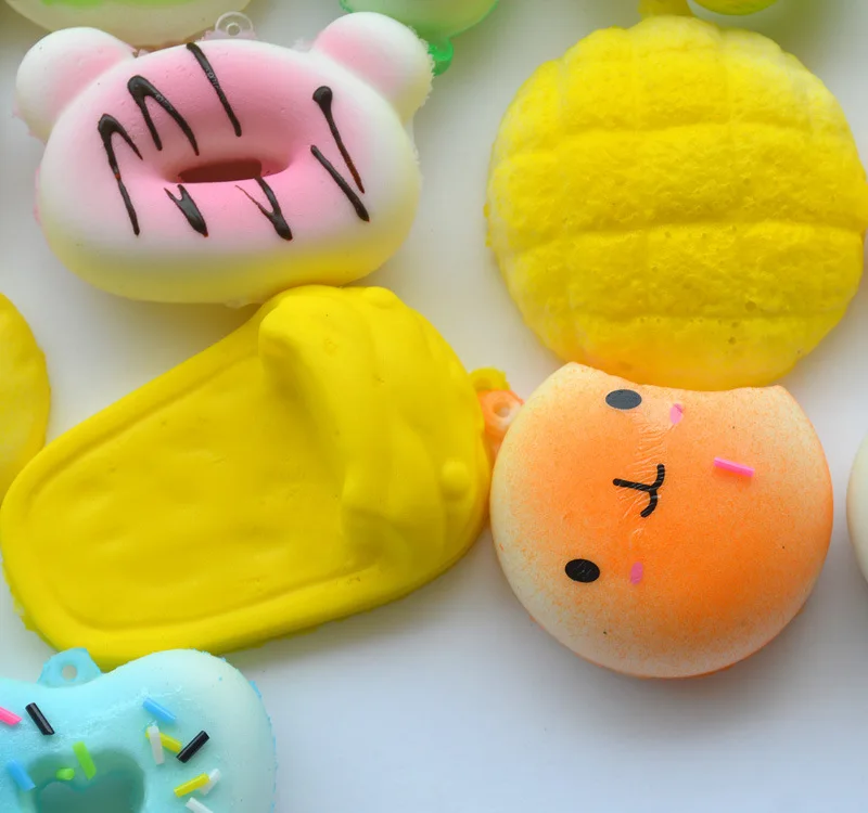 5Pcs Squishy Toy For Children Antistress Slow Rising Gadgets  Funny Squisy Cute Squeeze Squichy Toys Kids Stress Relief New Fun