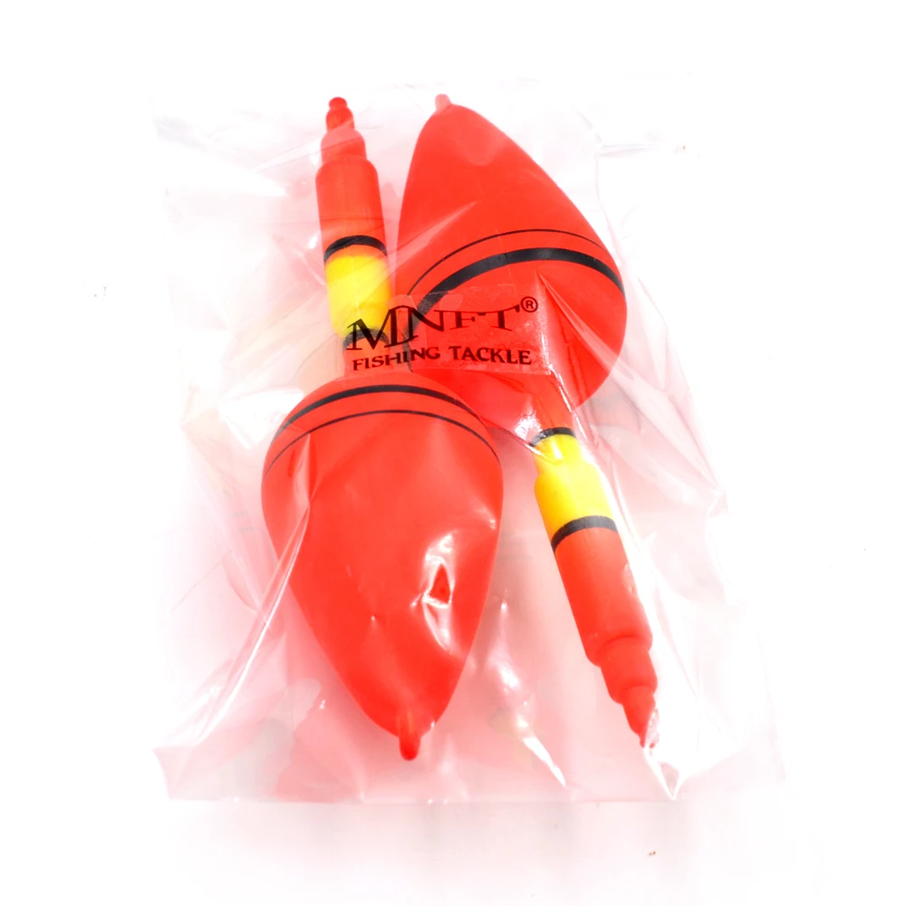 MNFT Flotador de pesca vertical gran barriga naranja plástico - imagen 4