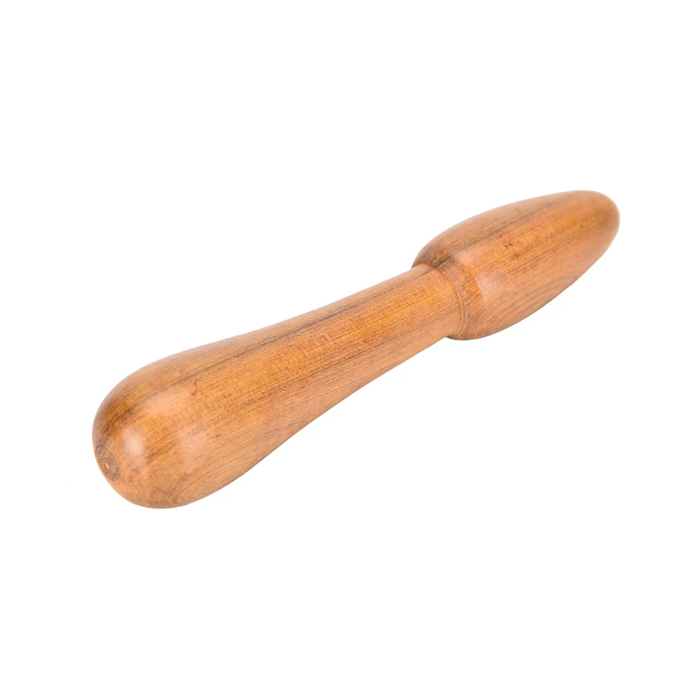 1PC Fragrant Wood Finger Acupressure Point Acupuncture Meridians Scraping Meridians Lymphatic Drainage Massage Stick