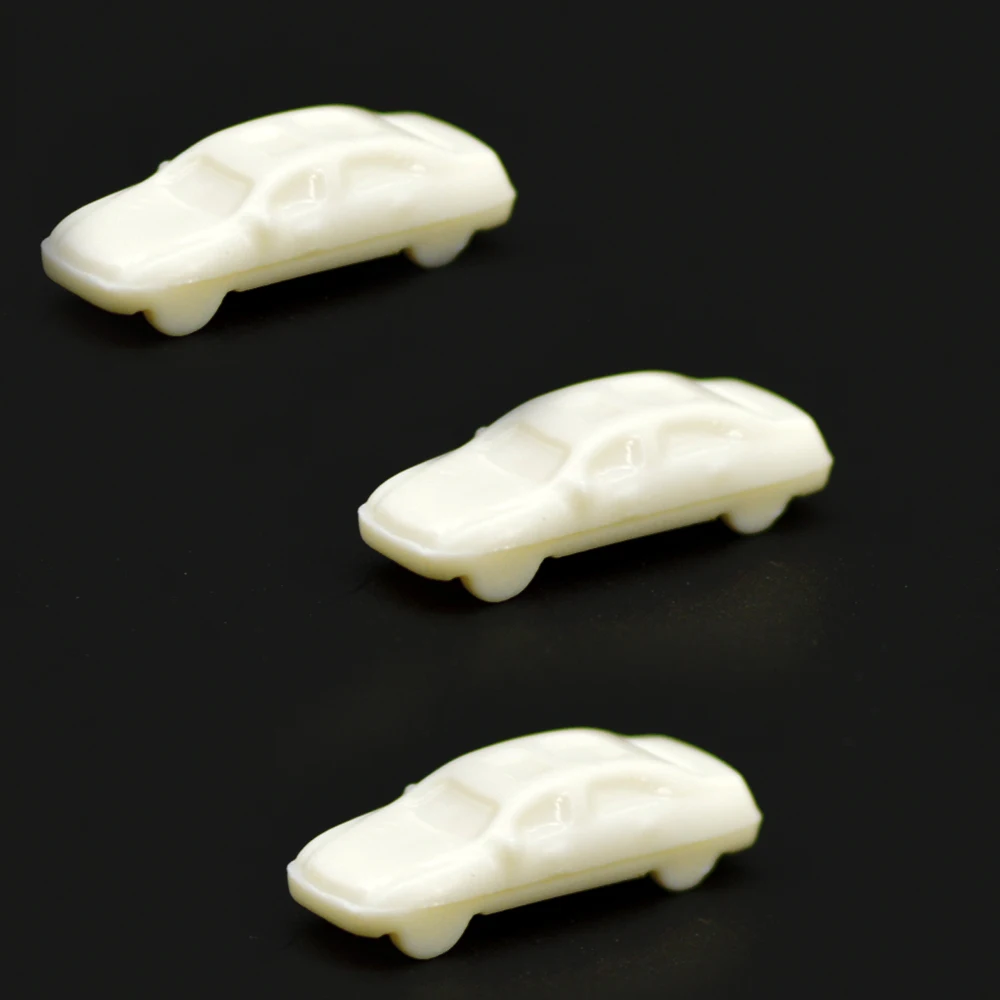 100pcs 1:500 Scale Miniature Car Model ABS Vehicle Toys Sand Table Architecture Building Materials DIY Model Making for Diorama