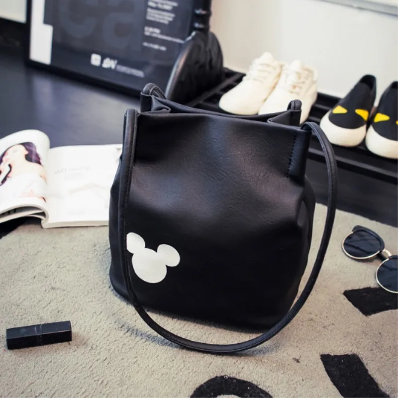 Famous Brand Handbag Women PU Leather Organizer Small Cute Bucket Bag Messenger Feminina Designer Luxury Bags Bolsas De Mujer