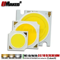 High Power LED Chips 3 5 7 10 12 15 20 24 30 50W integrated SMD Doide Bead Ball Warm/White LED COB Lamp RA85 for Bulb Spotlight