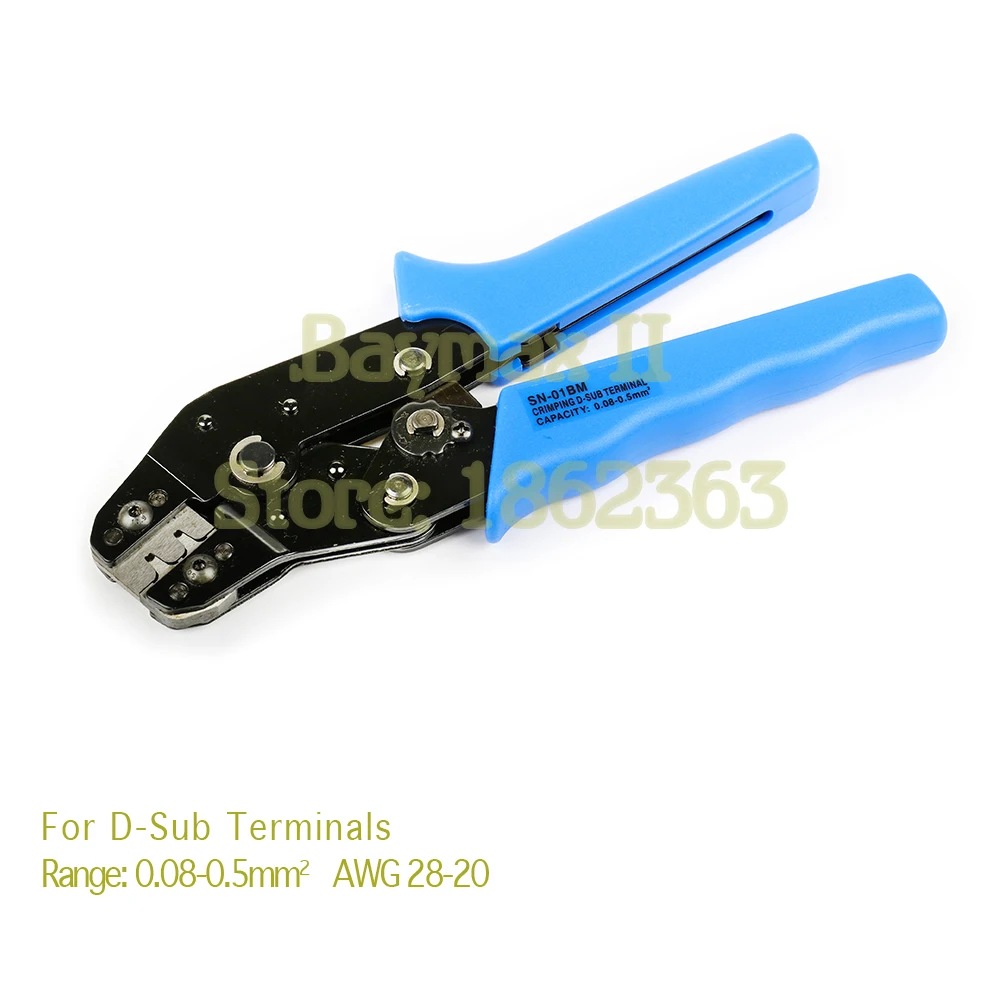 SN-01BM XH2.54 SM plug terminal spring clamp terminals Crimping Tool Crimping pliers For D-SUB Terminals Sq.mm 0.08-0.5 AWG28-22