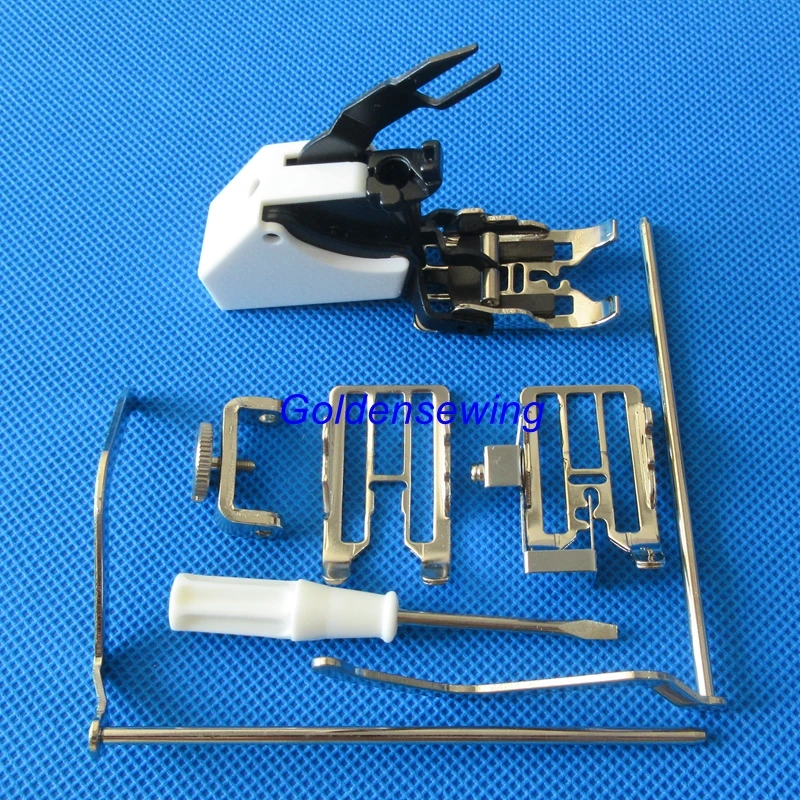 3 Changeable Sole Walking Foot & Seam Guide for Bernina NEW STYLE Sewing Machine