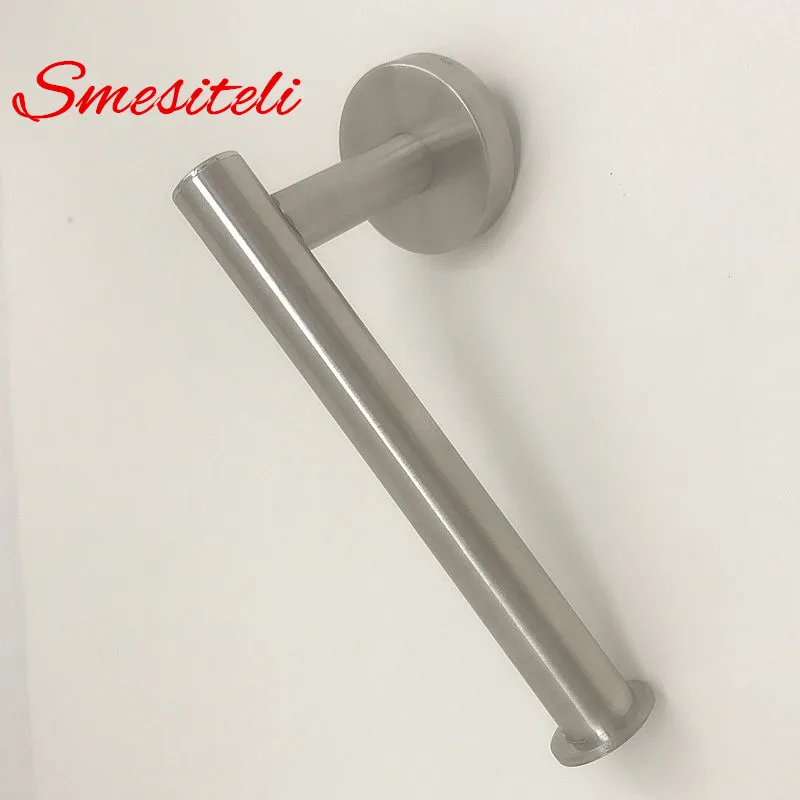 Smesiteli Factory Direct Modern SUS304 Stainless Steel Brushed Wall Mount Bathroom Lavatory Rolling Toilet Paper Holder