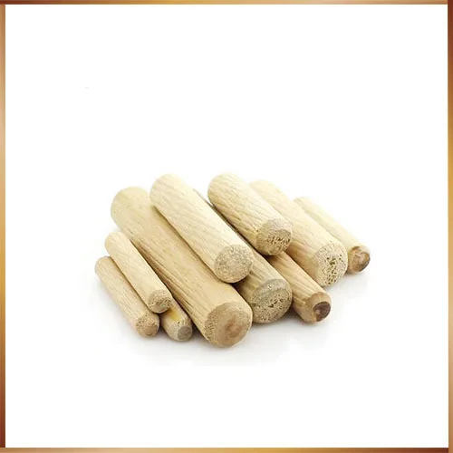 Plug 100 Stuks Per Partij 6Mm Diameter Twill Hardhout Ronde Meubelen Fitting Hout Plug Pin