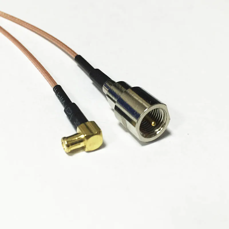 New FME Male Switch MCX  Plug Right Angle Pigtail Cable RG178  Wholesale 15CM 6