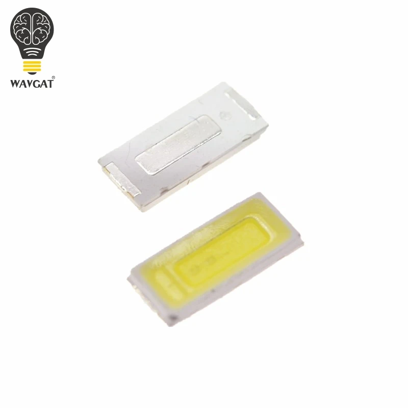 100PCS For LG Innotek LED LED Backlight 1W 7030 6V Cool white TV Application smd 7030 led cold white 100-110lm 7.0*3.0*0.8mm