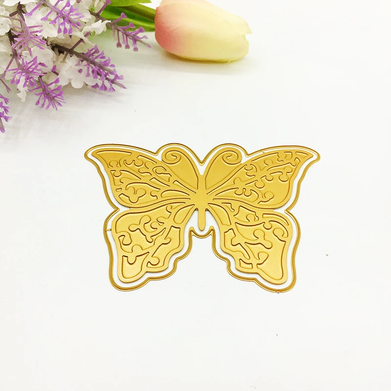 Julyarts Butterfly Glimmer Hot Foil Plate Metal Cutting Dies Photo Album Die Cut Scrapbooking Stencils Hot Stamping Foil Dies