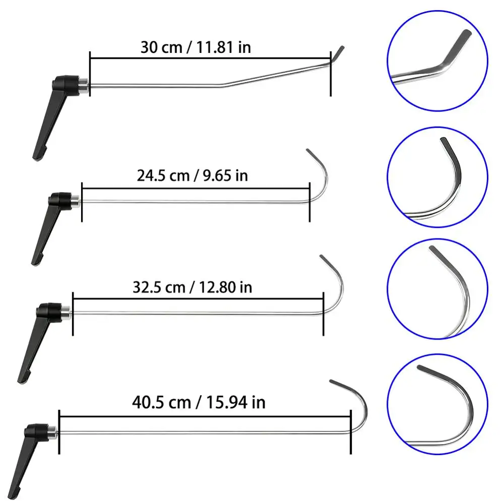 Dent Removal Tools Crowbar Opening Tools Car Dent Paintless Repair Tool Kit Hand Set Rotated Handle for Auto Body sheet tool