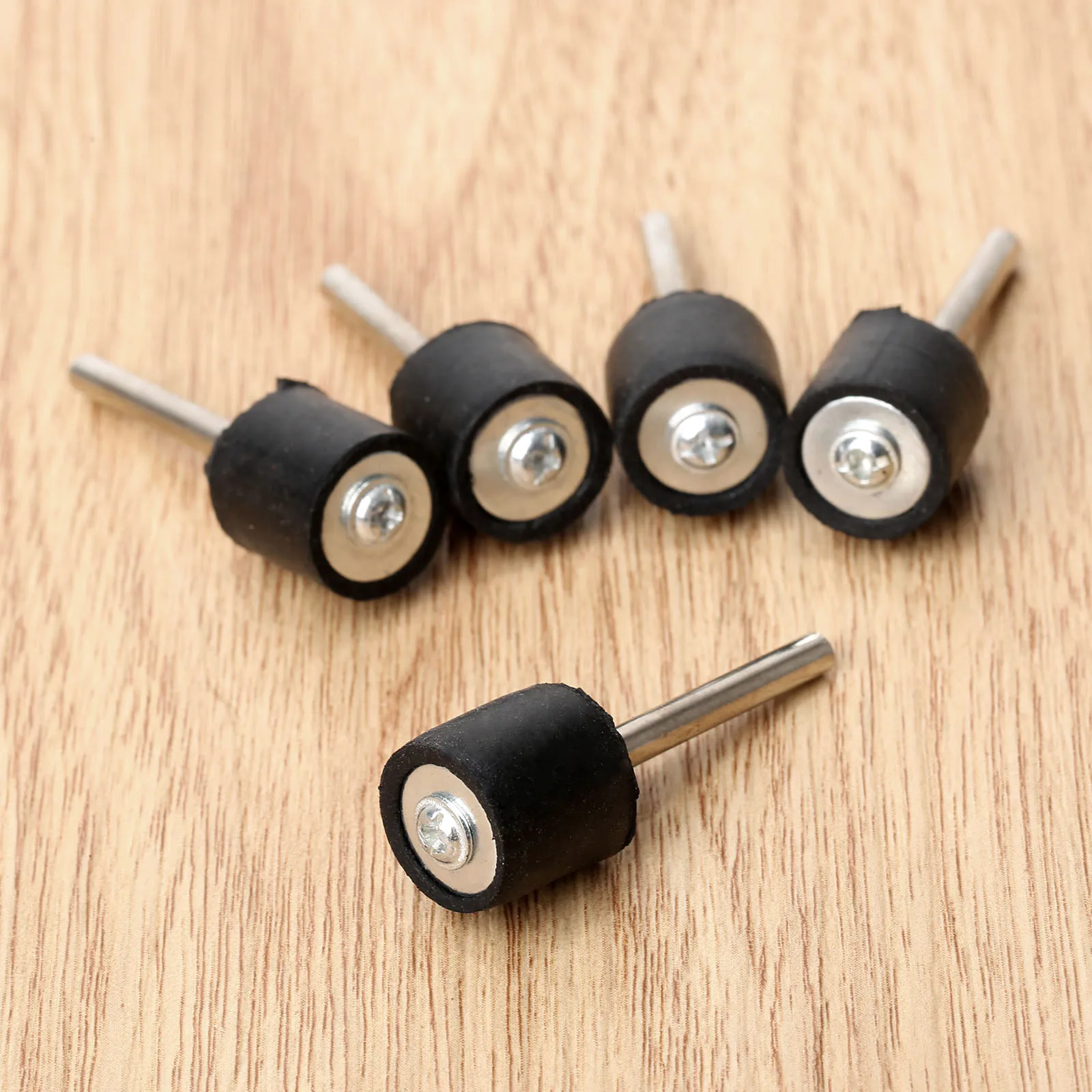 10Pc Dremel Accessories 6.35mm Drum Rubber Mandrel 2.35mm Shank Rod for Sander Sanding Grinding Polishing Fit Dremel Rotary Tool
