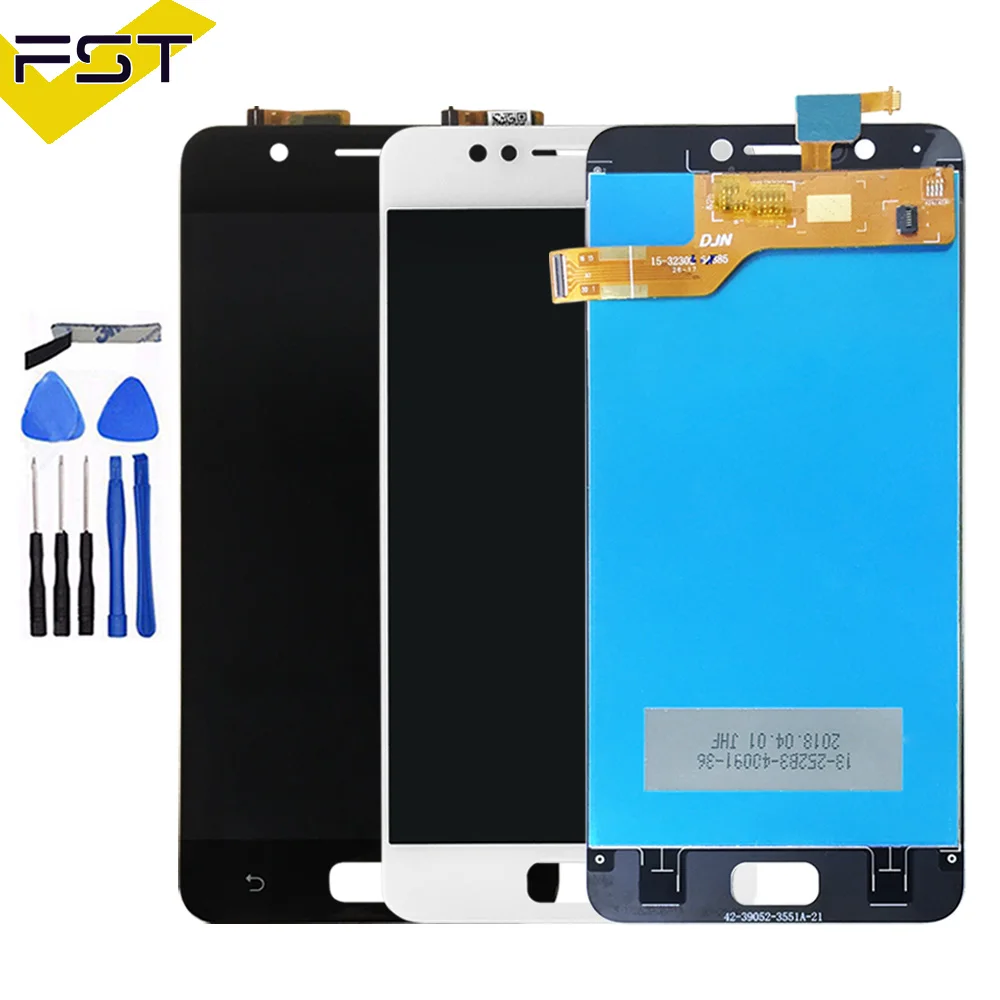 Black/White 5.2'' For Asus Zenfone 4 Max ZC520KL X00HD LCD Display+Touch Screen Digitizer Assembly With Frame Replacement Parts