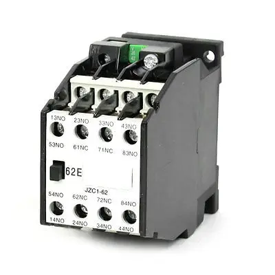 

JZC1-62 AC Contactor Type Relay 36V 50Hz Coil Voltage 3-Phase 6NO + 2NC