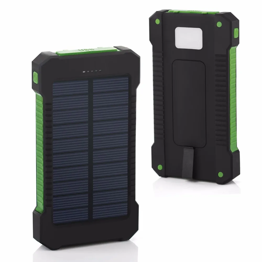 بنك طاقة شمسية مقاوم للماء ، بطارية مساعدة خارجية ، SOS Powerbank لهاتف iPhone 12 ، 11 ، huwa ، xios 14 ، 13 ، 47 mAh